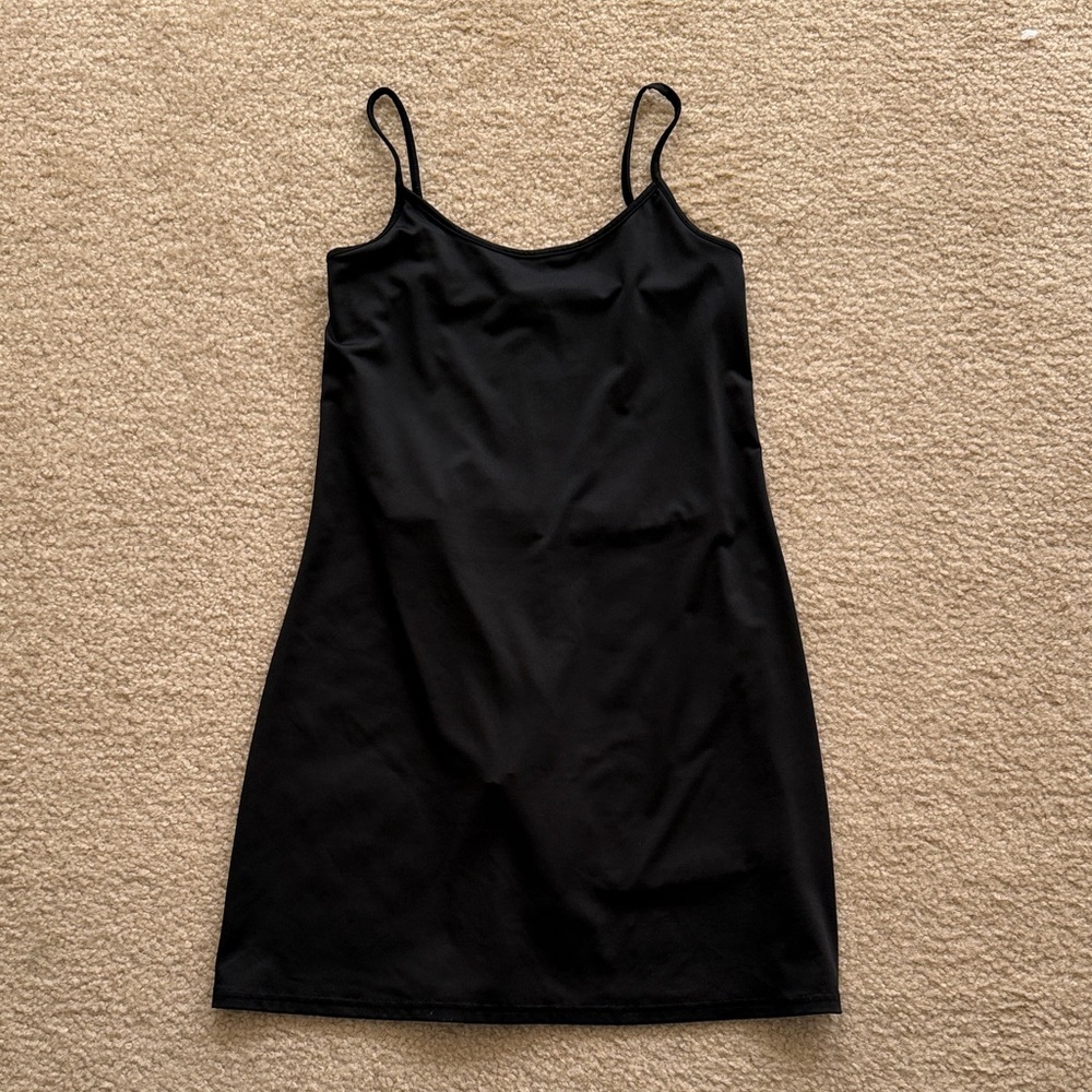J. Crew Factory Black Slip Dress